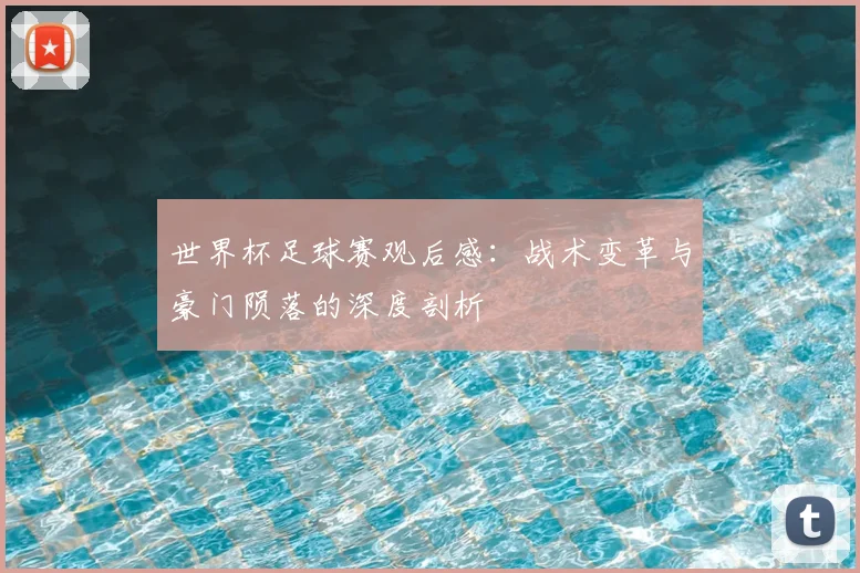 世界杯足球赛观后感：战术变革与豪门陨落的深度剖析