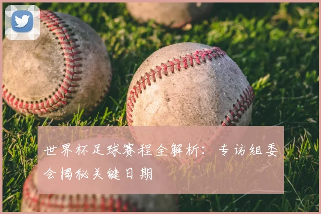 世界杯足球赛程全解析：专访组委会揭秘关键日期