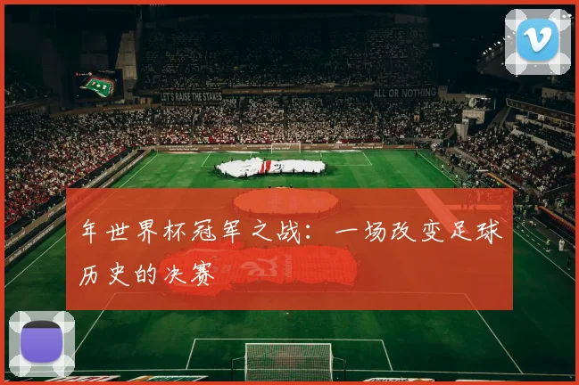 年世界杯冠军之战：一场改变足球历史的决赛
